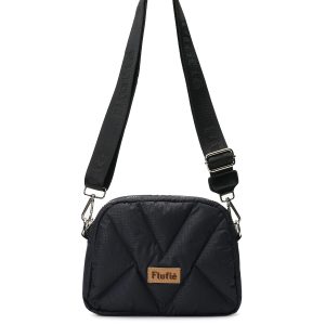 MyFlufie Mini Çanta Classic Serie Jet Black