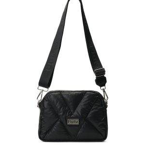 MyFlufie Mini Çanta Metallic Serie Jet Black
