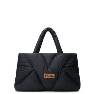 MyFlufie Omuz Çantası Classic Serie Jet Black