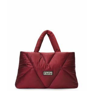 MyFlufie Omuz Çantası Metallic Serie Antique Red