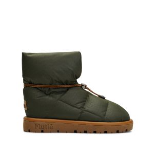 Flufie Kaz Tüyü Bot Classic Serie Khaki