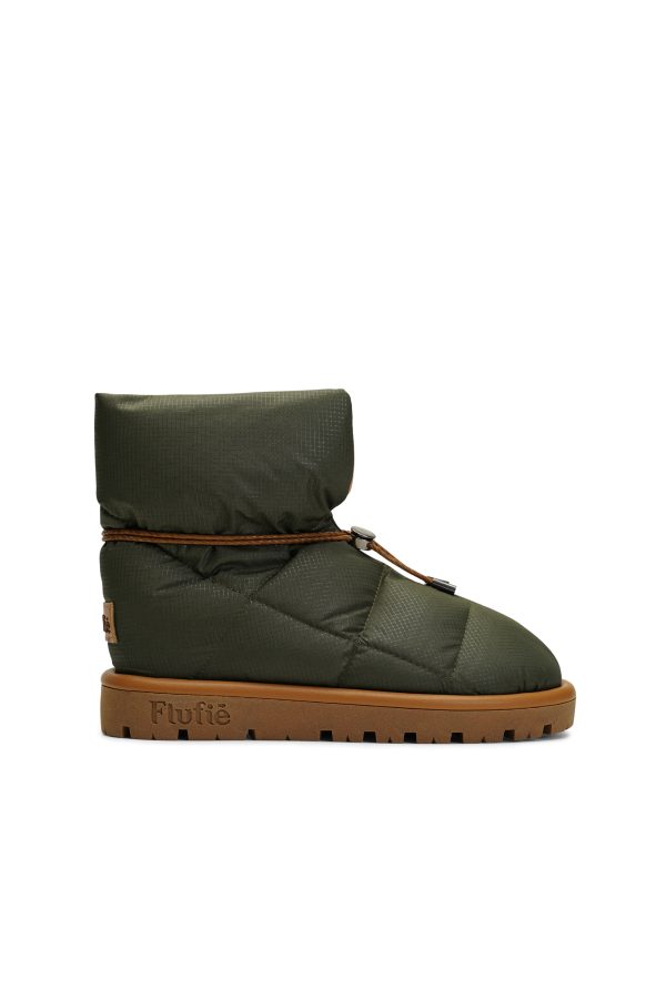 Flufie Kaz Tüyü Bot Classic Serie Khaki