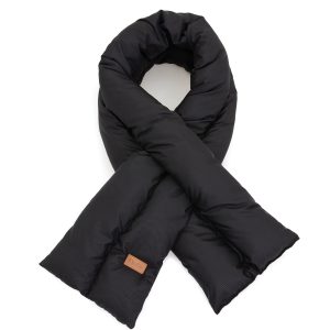 MyFlufie шарф на пуху Classic Jet Black